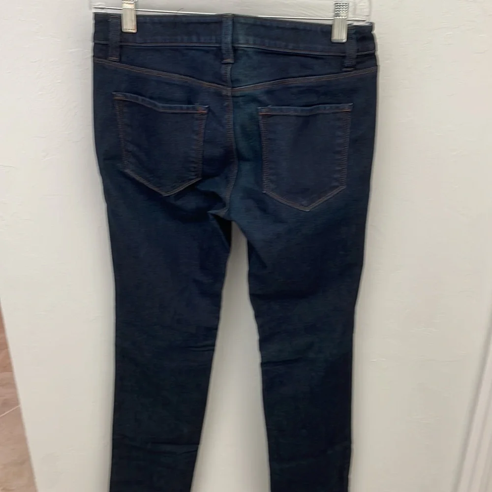 NWT Ann Taylor Mod Straight Mid Rise Dark Wash Jeans Sz 2 - Picture 5 of 5